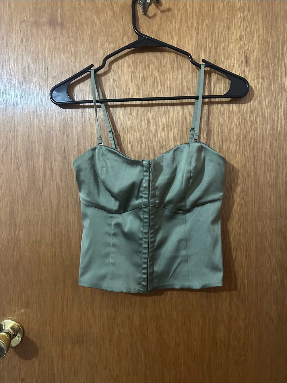 Y2K vintage Abercrombie & Fitch Green Camisole Top
